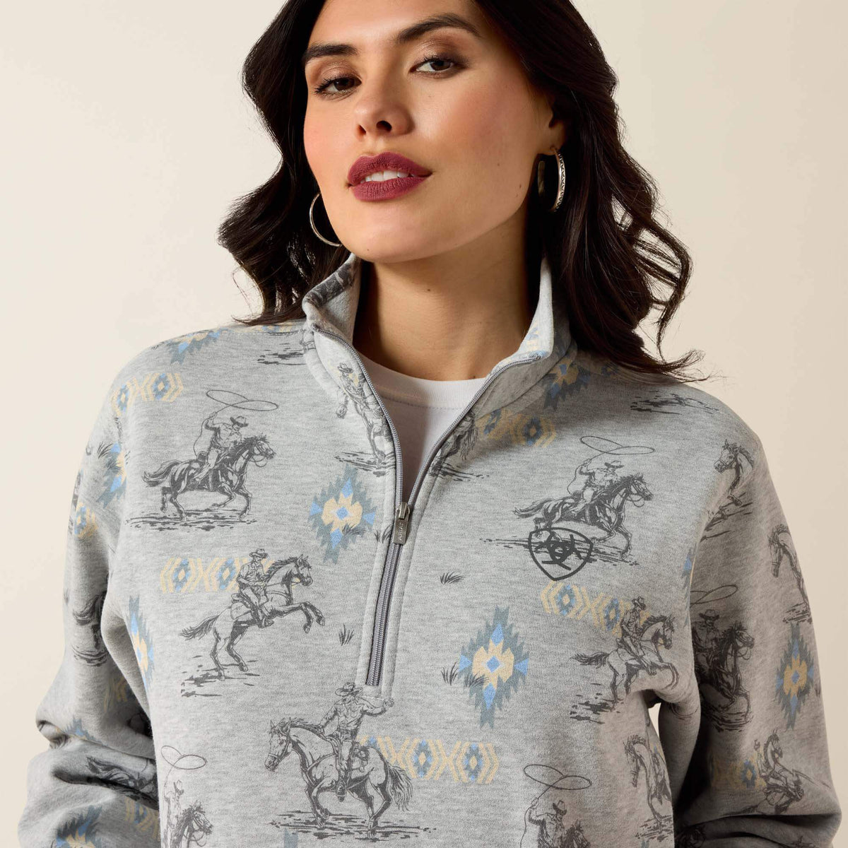 Ariat Sapphire 1/2 Zip Sweatshirt