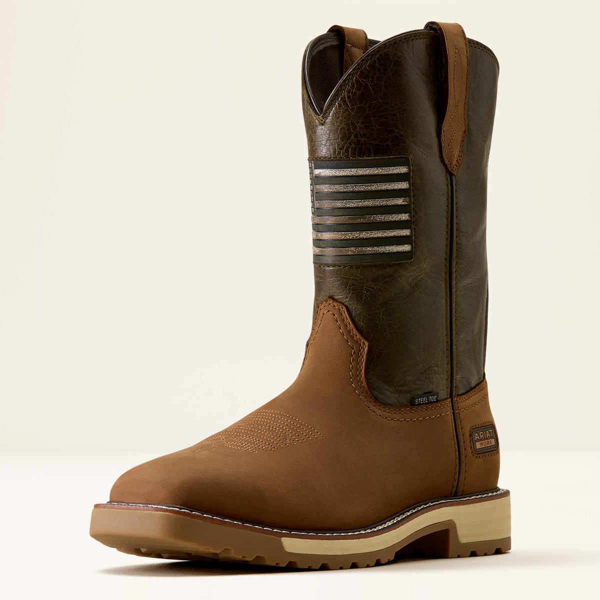 Ariat Activator Patriot Wide Square Toe Steel Toe Work Boot