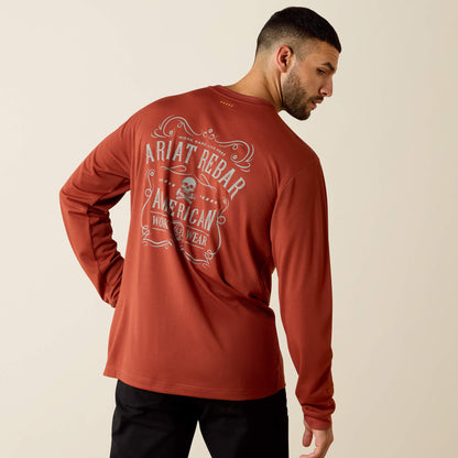 Ariat Rebar Heat Fighter Label Long Sleeve T-Shirt