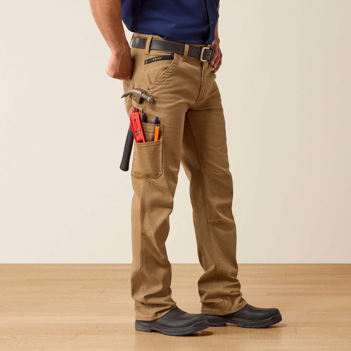 Ariat Rebar M4 Relaxed DuraStretch Washed Twill Dungaree Boot Cut Pant