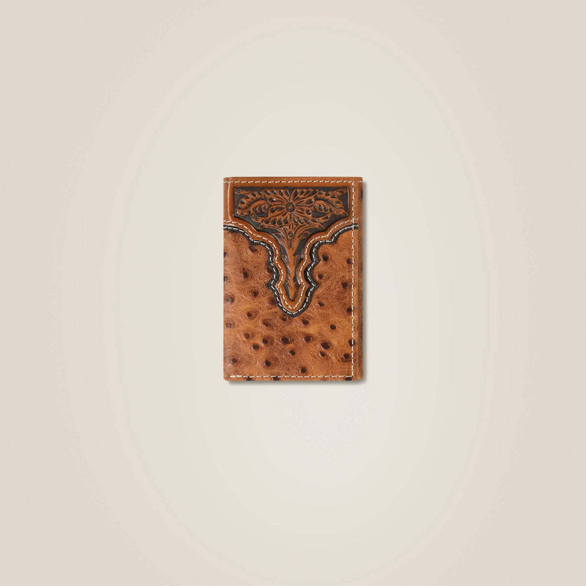 Ariat Ostrich Trifold Wallet