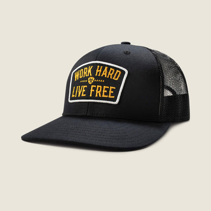 Ariat Work Hard Live Free Patch Snapback Cap