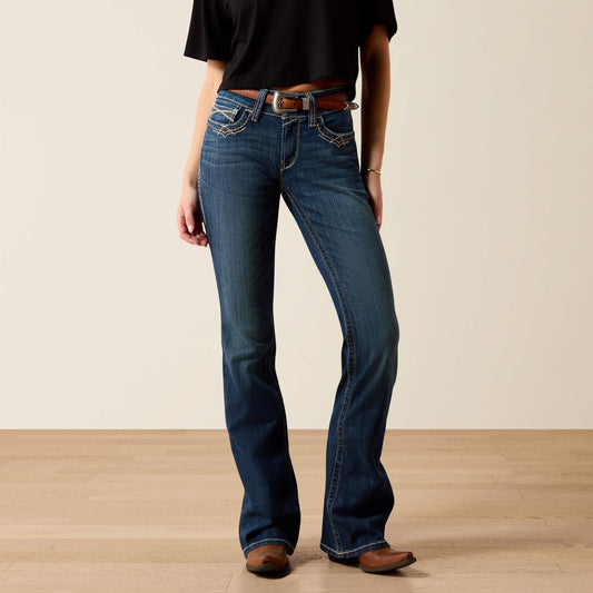 Ariat Mid Rise Entwined Festival Boot Cut Jeans