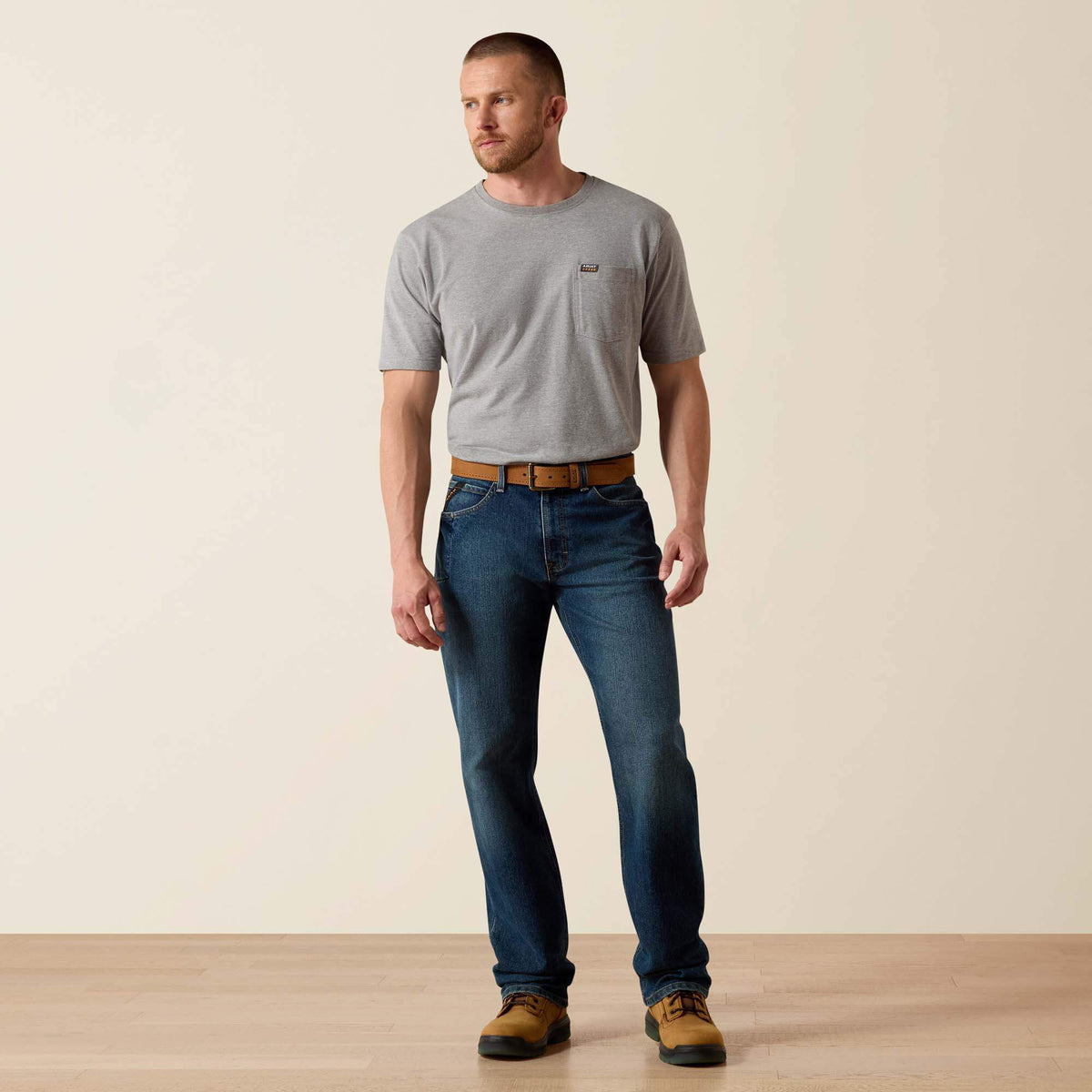 Ariat Rebar M3 Loose DuraStretch Basic Stackable Straight Leg Jean