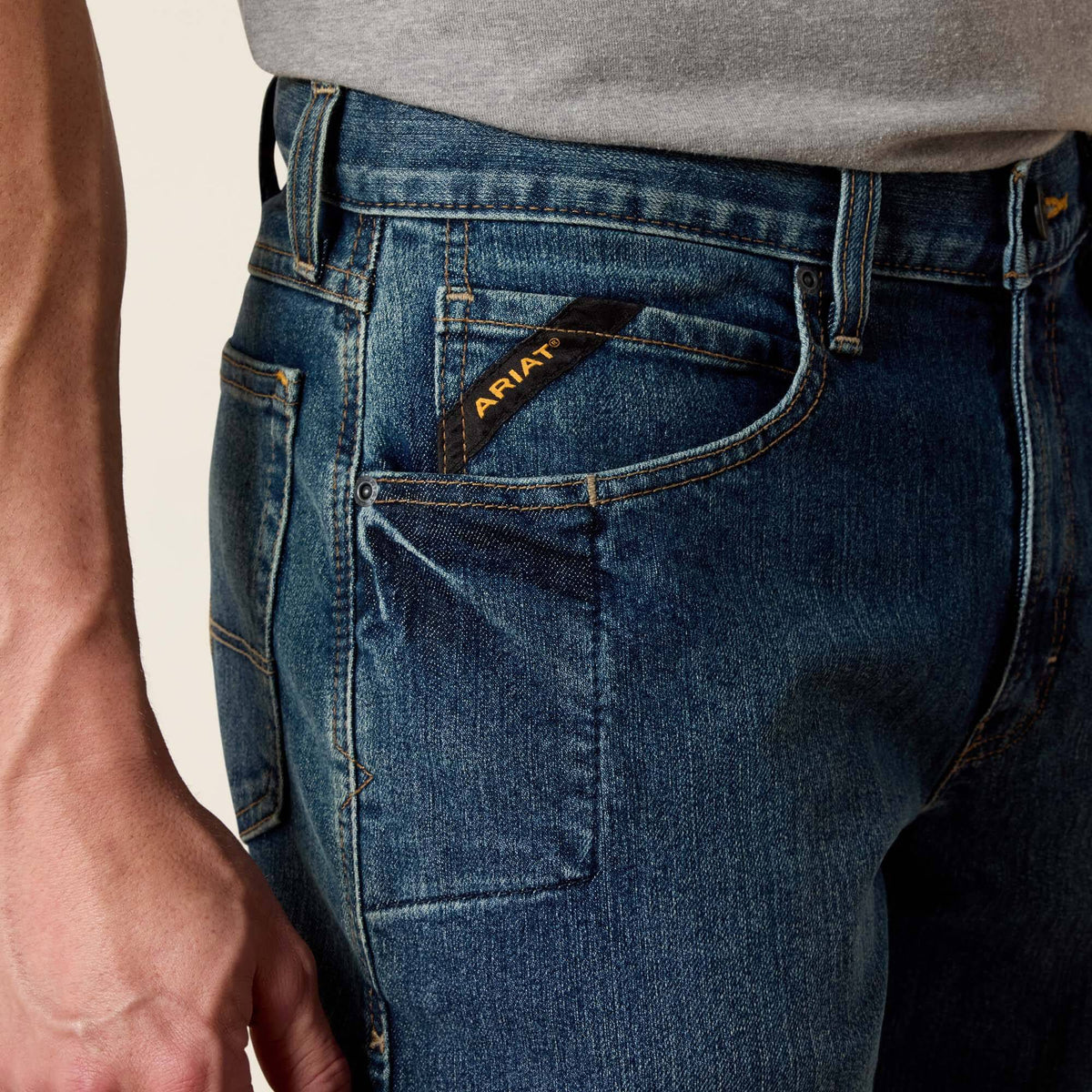 Ariat Rebar M3 Loose DuraStretch Basic Stackable Straight Leg Jean