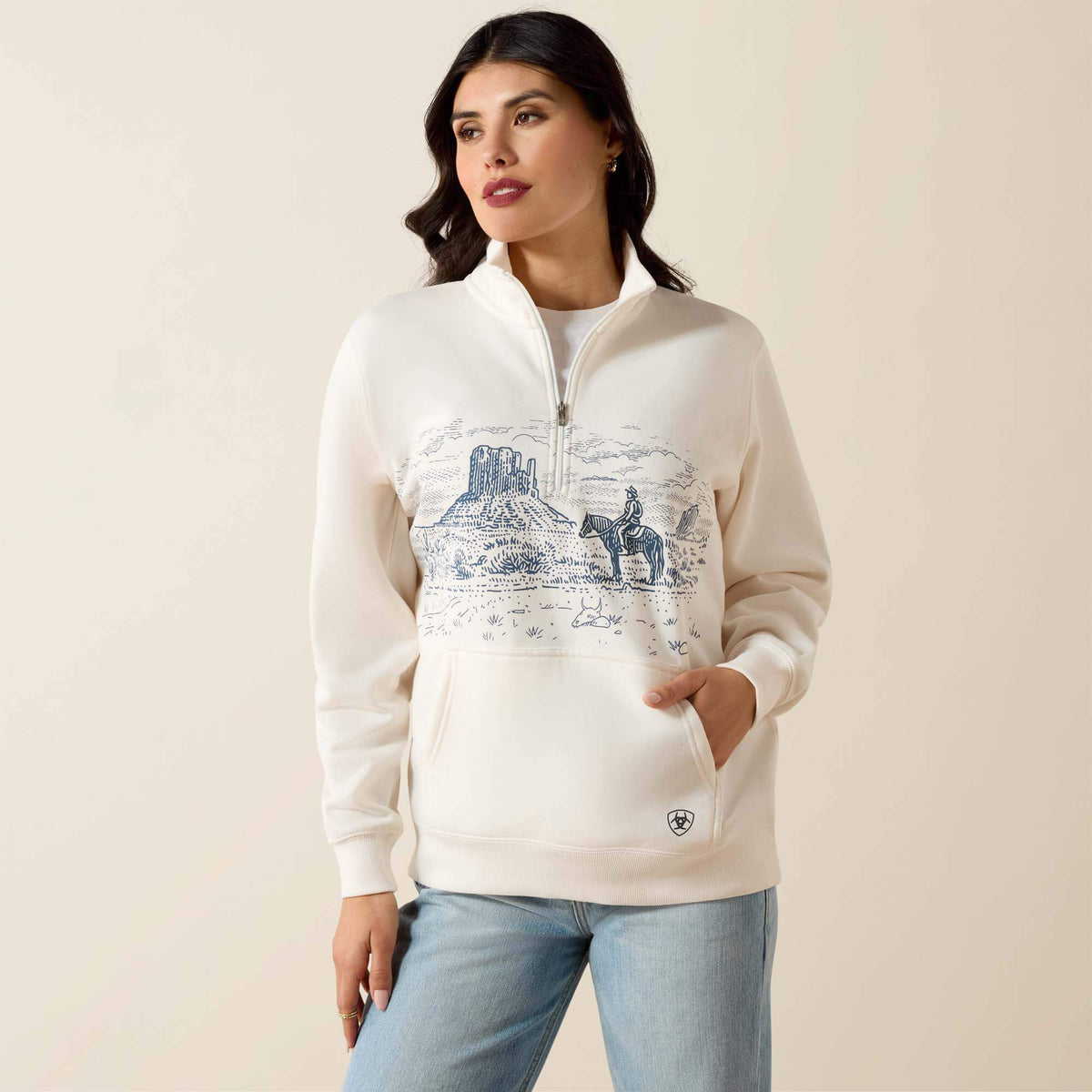 Ariat Traveler 1/2 Zip Sweatshirt