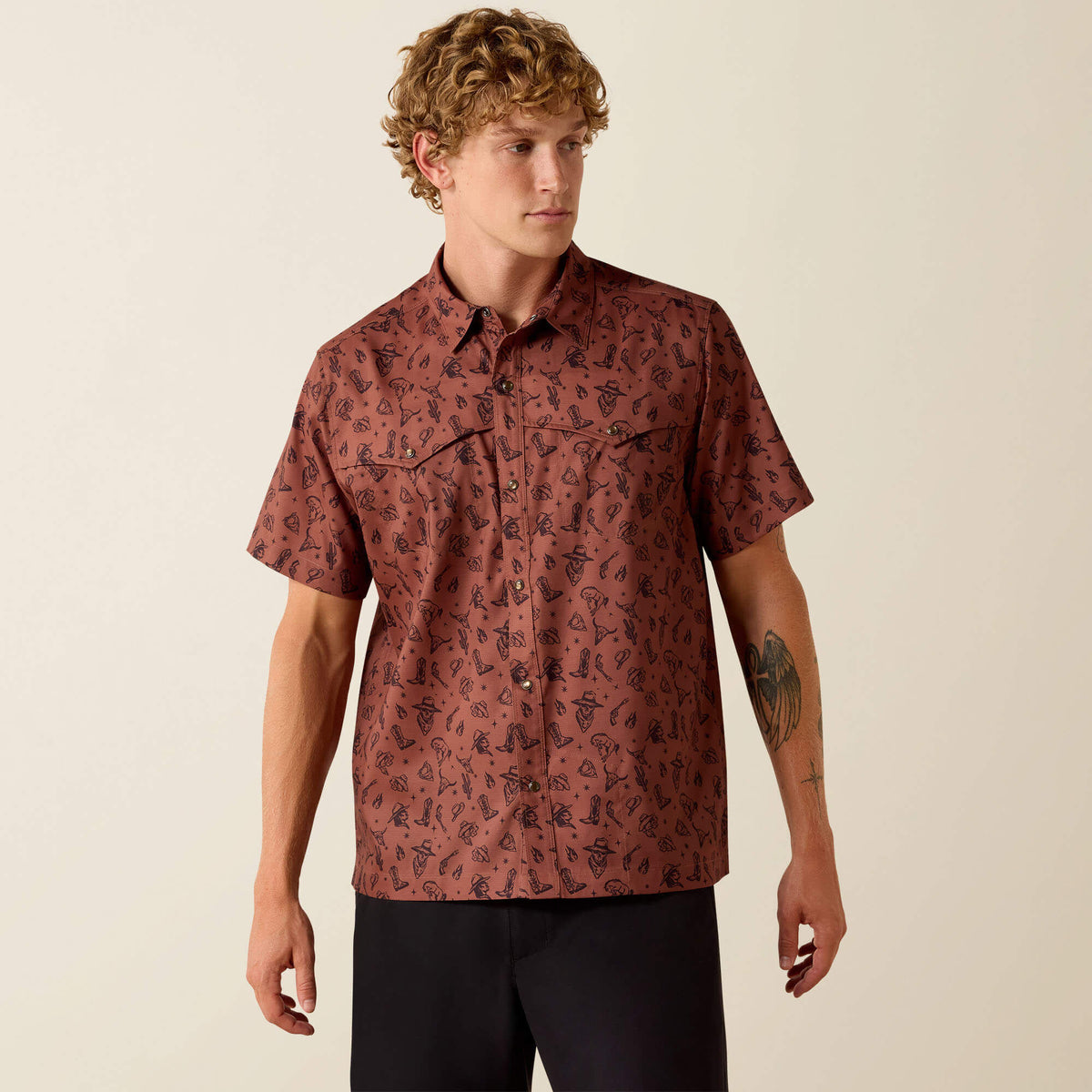 Ariat Printed VentTEK Western Yoke Classic Fit Snap Shirt