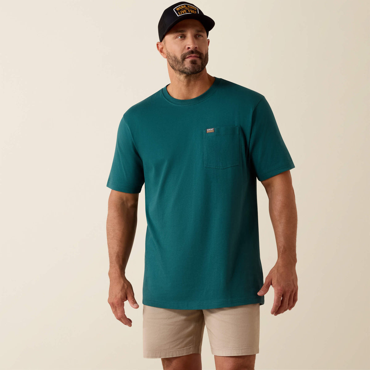 Ariat Rebar Cotton Strong Standard Pocket T-Shirt