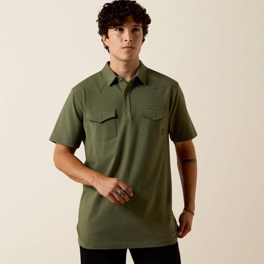 Ariat Retro Western Snap Polo