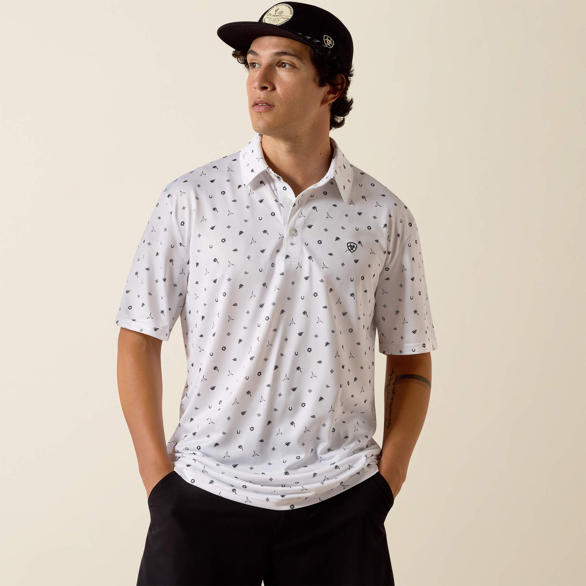Ariat All Over Print Polo