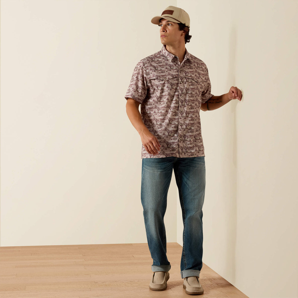 Ariat Printed VentTEK Western Yoke Classic Fit Snap Shirt