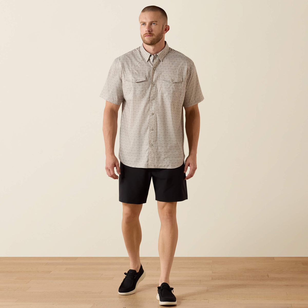Ariat Printed Western VentTEK Classic Fit Snap Shirt