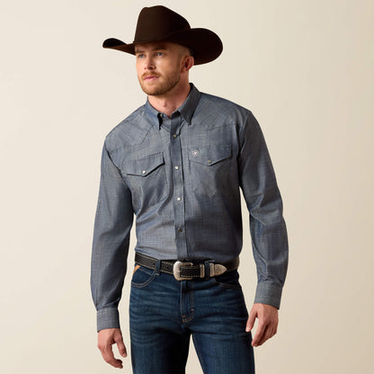 Ariat Wrinkle Free Refined Slub Classic Fit Shirt