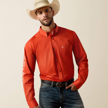 Ariat Team Logo Lightweight Twill Classic Fit Shirt