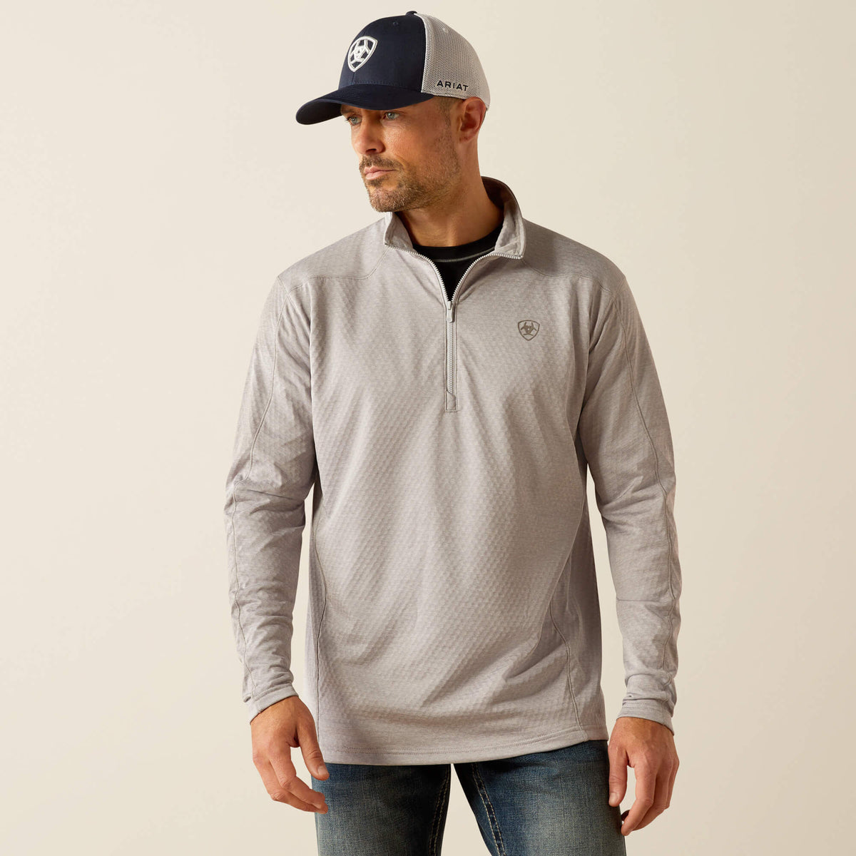 Ariat Hex Fleece 1/2 Zip Baselayer