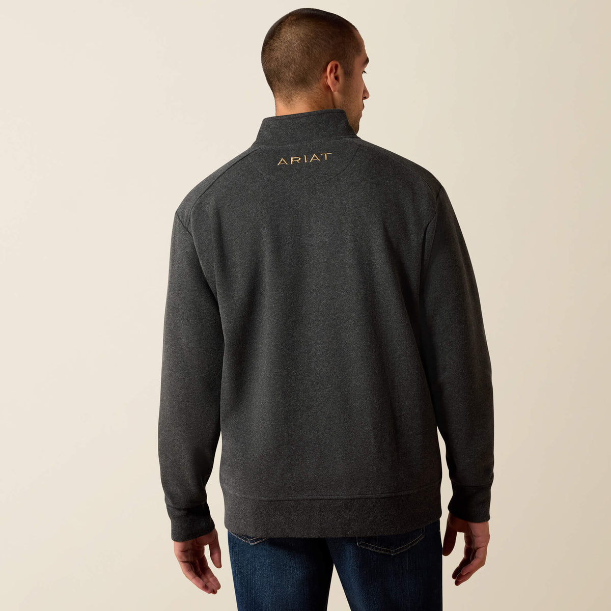 Ariat Logo PBR 1/4 Zip Sweatshirt