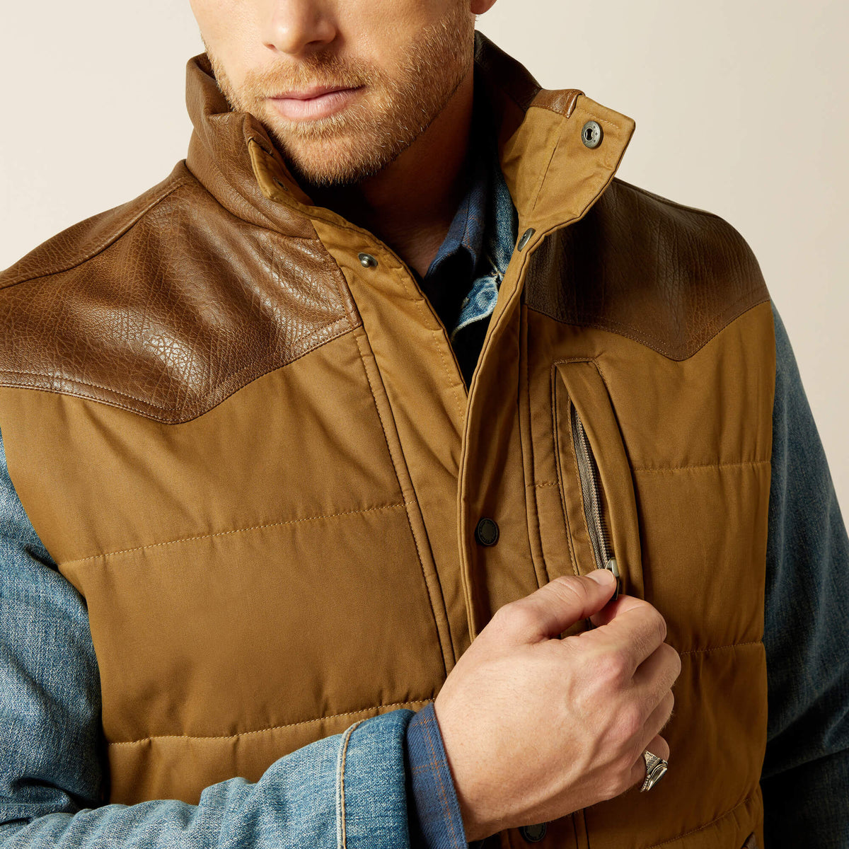 Ariat Western Quilted Vest