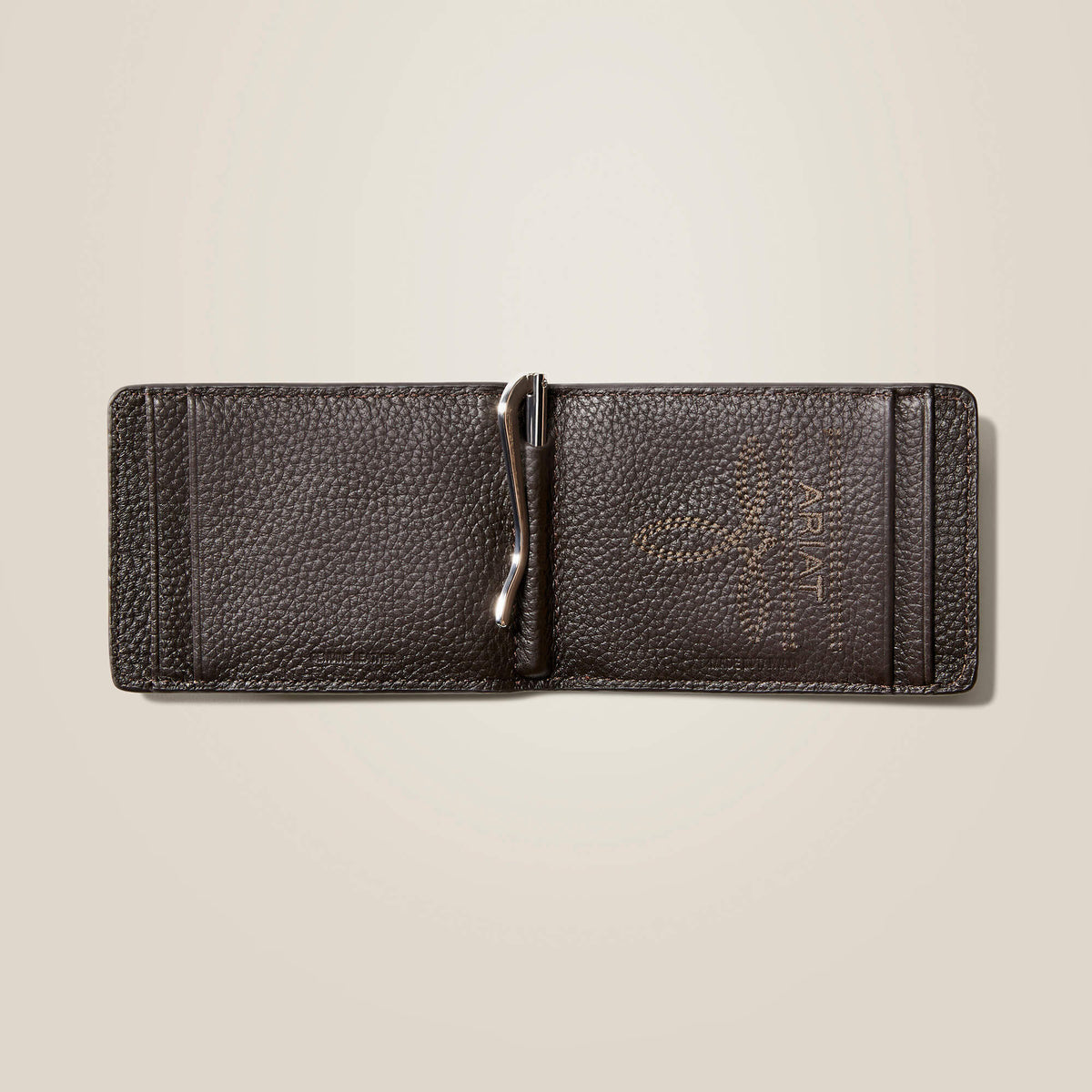 Ariat Bifold Slim Wallet Patriot Flag Embroidery