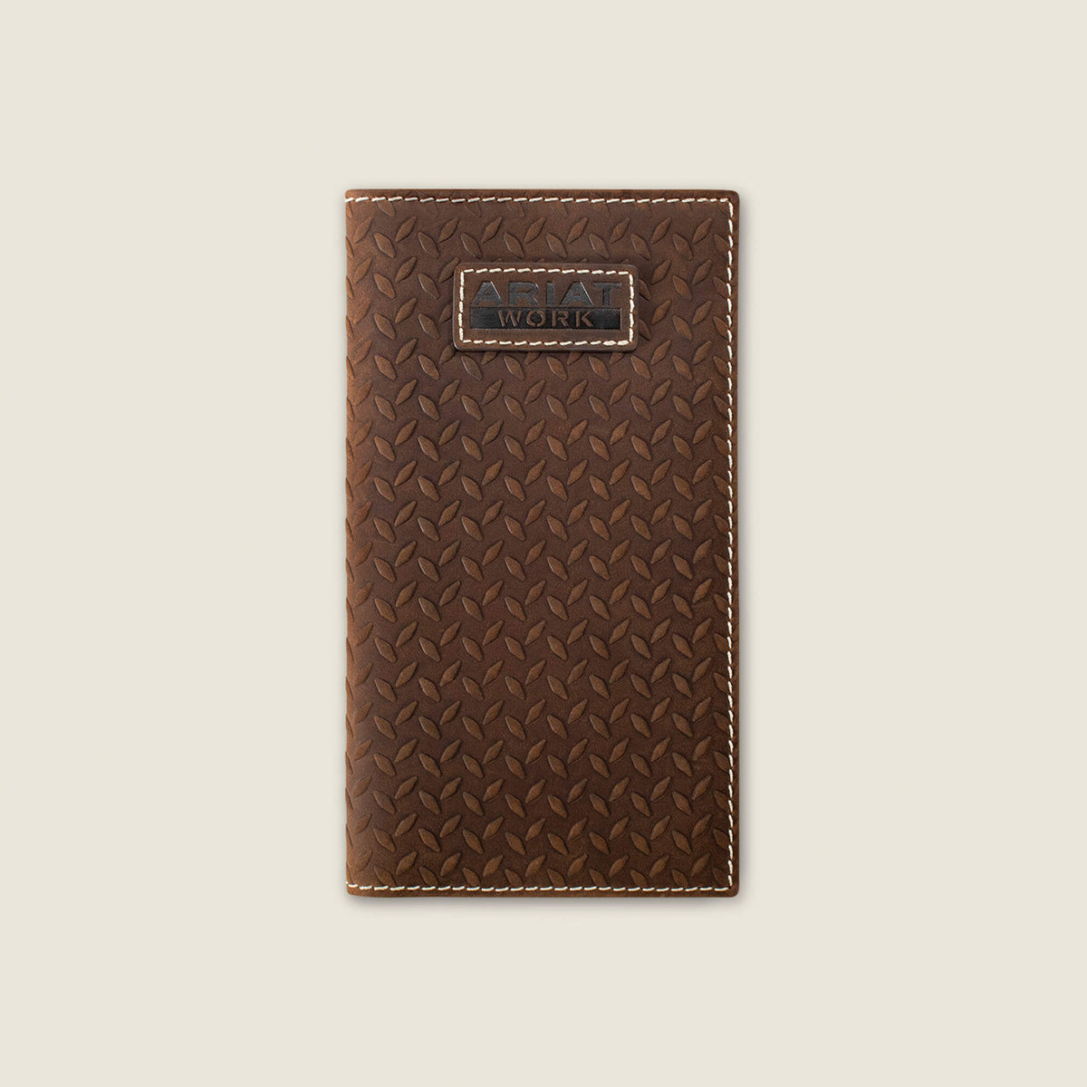 Ariat Diamond Plate Embossed Checkbook Wallet
