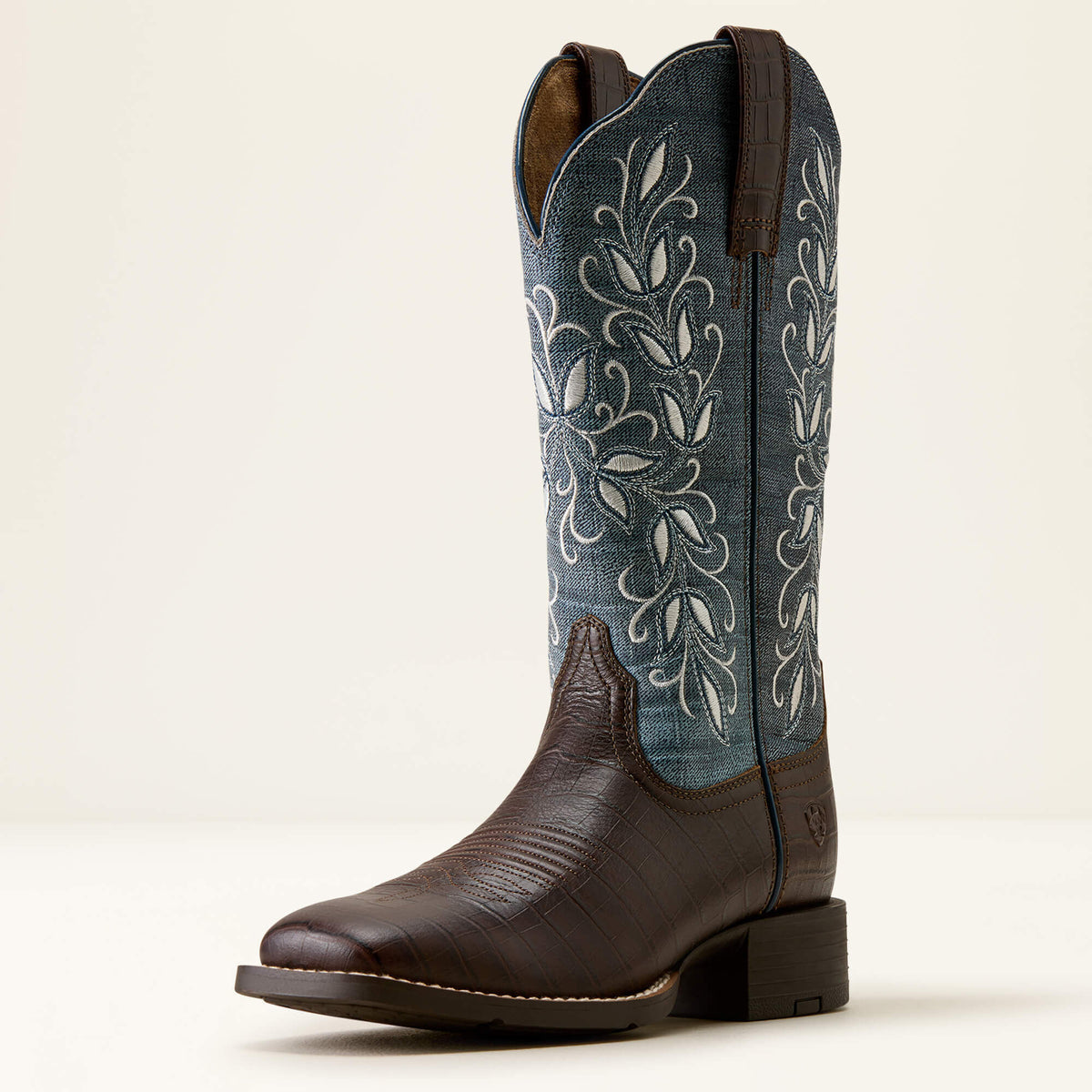 Ariat Round Up Holly Wide Square Toe Western Boot