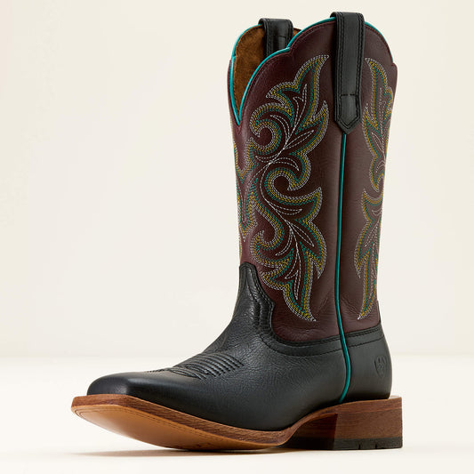 Ariat County Lane Wide Square Toe Western Boot