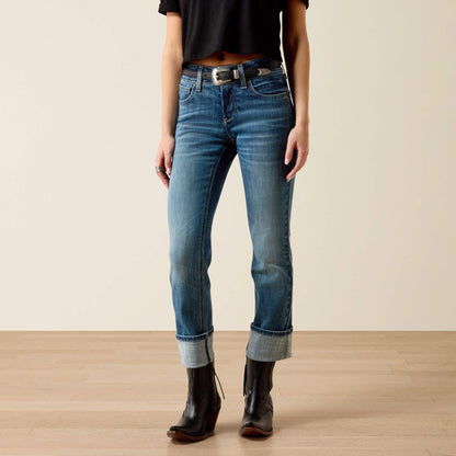 Ariat Perfect Rise Silvie Straight Leg Crop Jeans