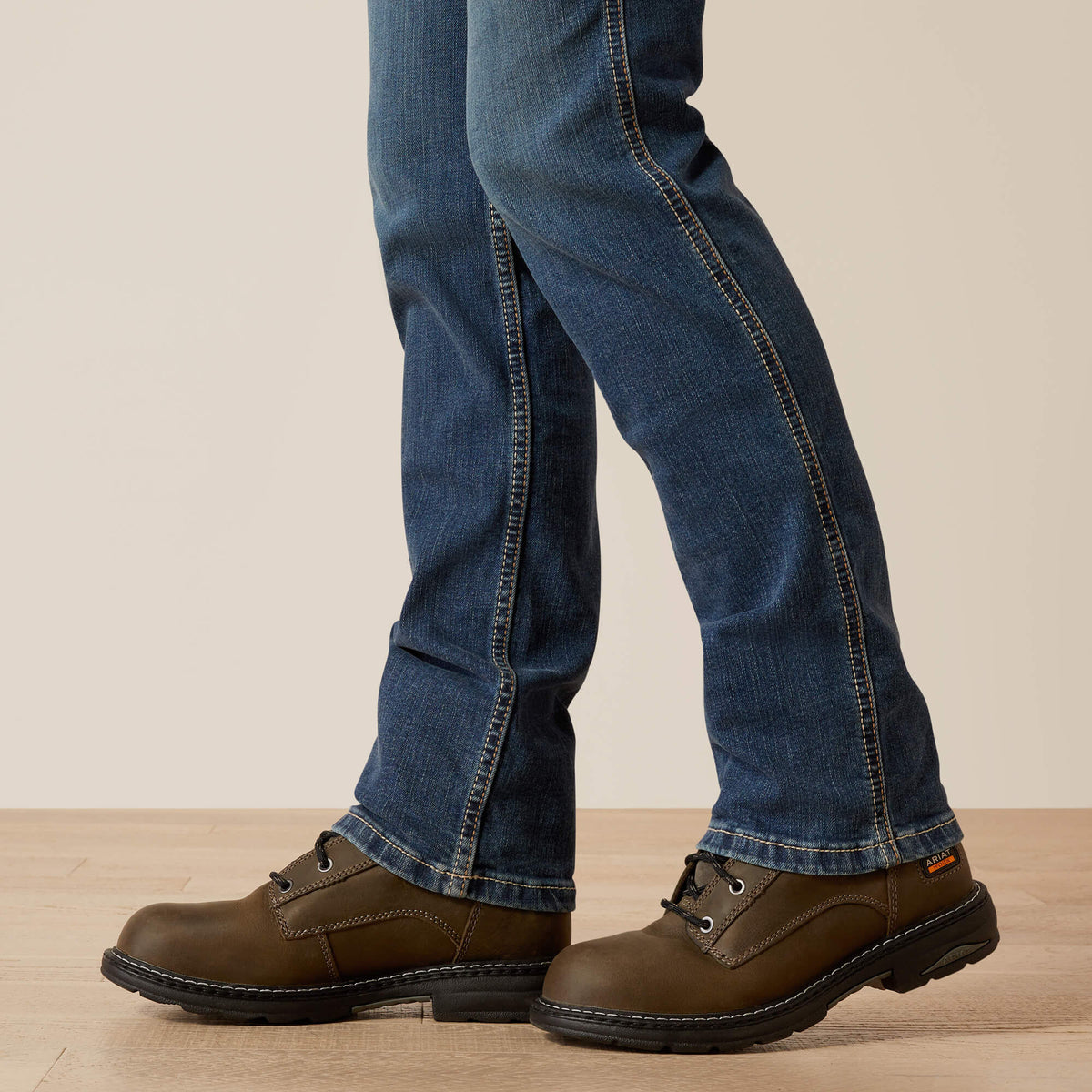 Ariat Rebar High Rise Riveter DuraStretch Straight Leg Jeans