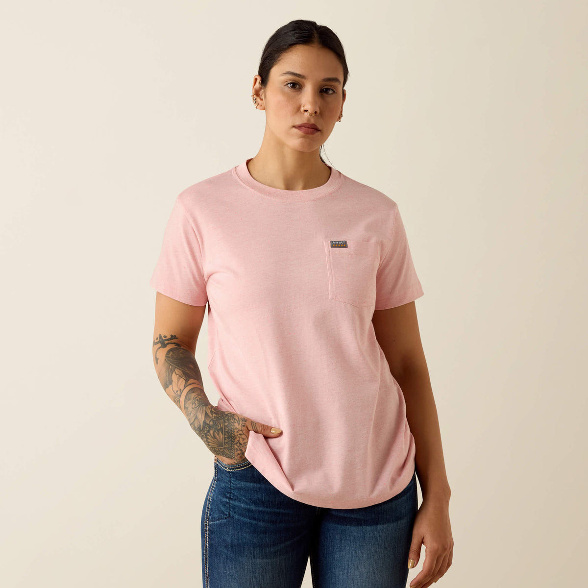 Ariat Rebar Cotton Strong Space Dyed T-Shirt