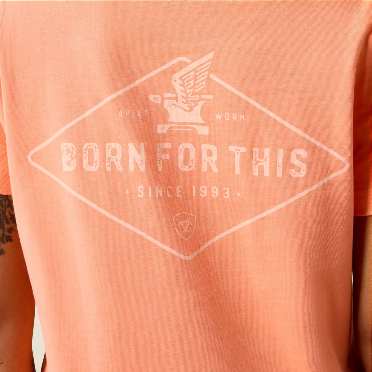 Ariat Rebar Cotton Strong Anvil Logo T-Shirt