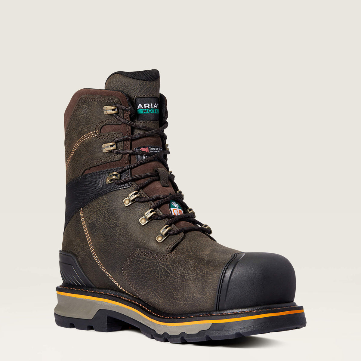 Ariat Stump Jumper 8" CSA Glacier Grip Waterproof 600g Composite Toe Work Boot
