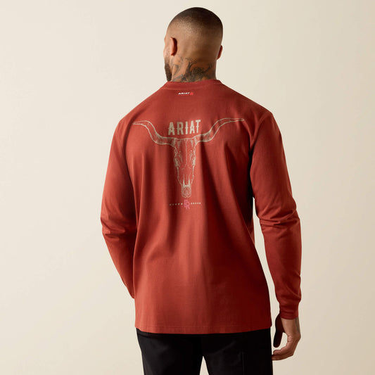 Ariat FR Air Longhorn Long Sleeve T-Shirt