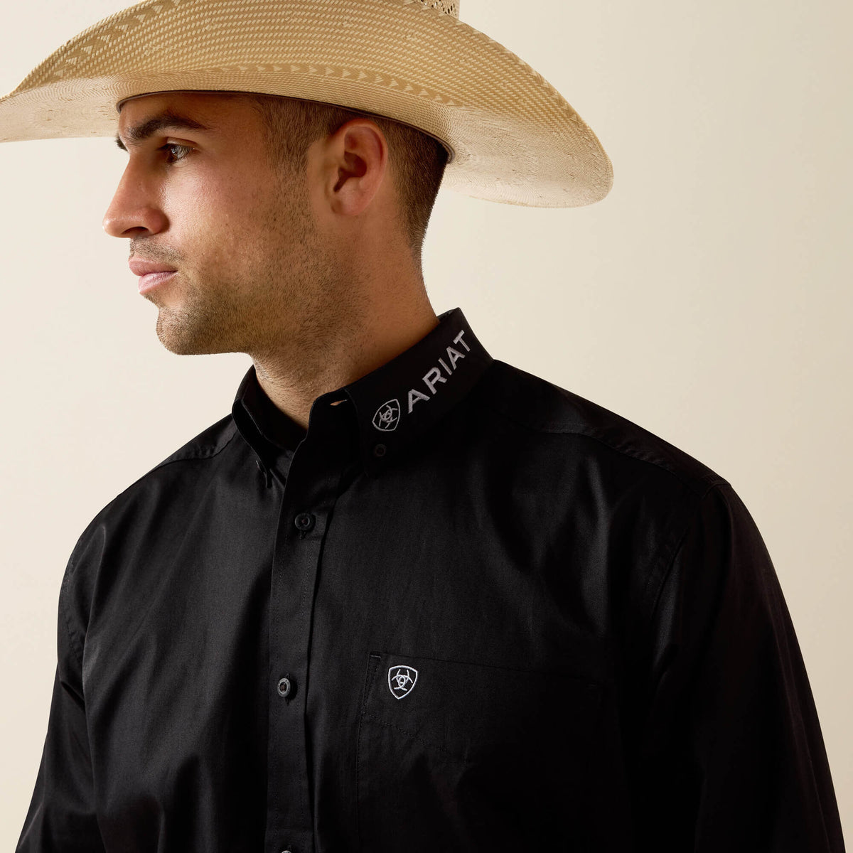 Ariat Team Logo Lightweight Twill Classic Fit Shirt